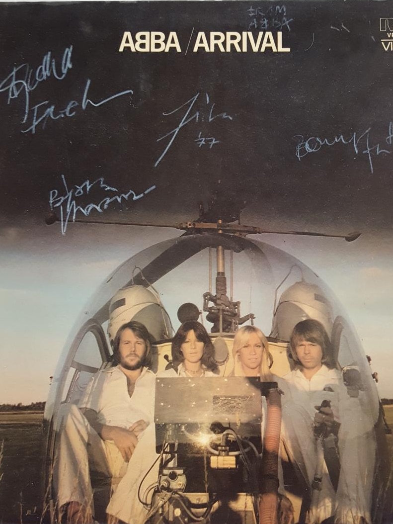 A signed ABBA record.
