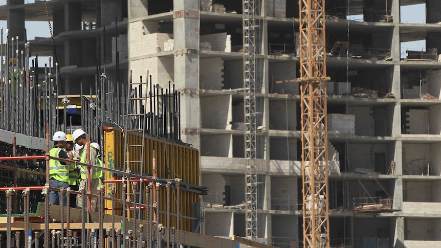 Construction site in Doha