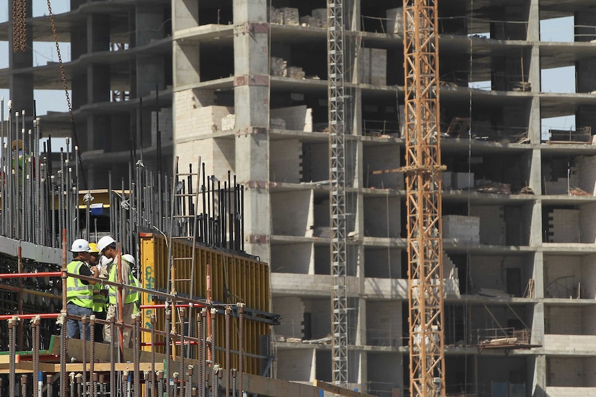 Construction site in Doha