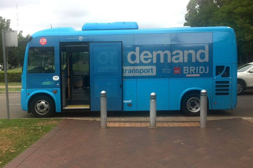An on-demand bus in Sydney