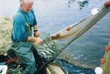 Leon Wright fishing in Venus Bay.