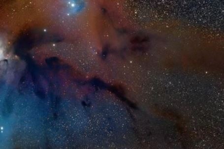 Close up of dark nebulae