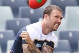 Mitch Clark at Geelong Cats training
