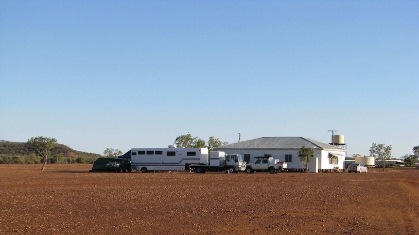 No grass to see on Colanya Station in western Queensland in April 2016.