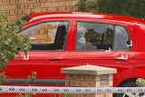 Officers said the car on Nina Jones Crescent in Chisholm had up to seven bullet holes.