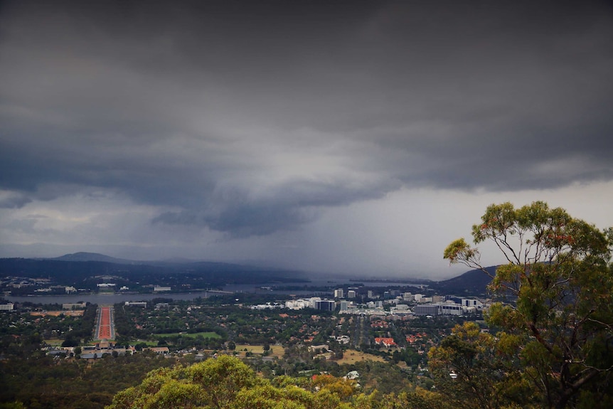 Thunderstorms over Canberra