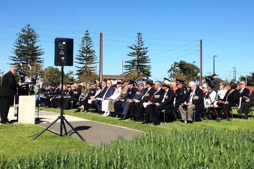 Fort Largs ANZAC memorial service