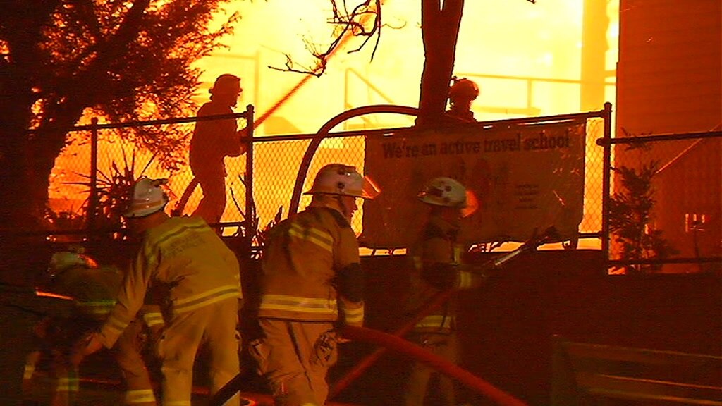 Fire guts historic Morningside State School in Brisbane's east ABC News