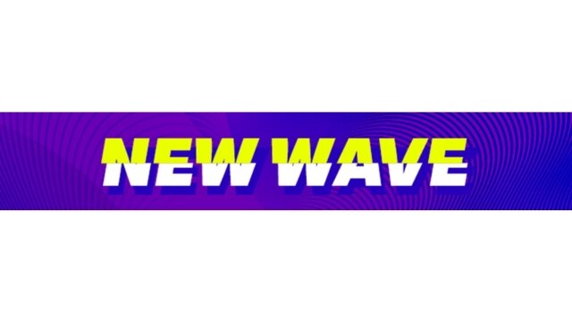 Graphic of words: 'New Wave'