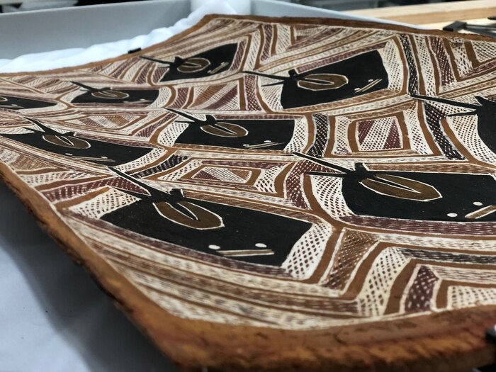 Aboriginal bark paintings described as among Australia's 'greatest