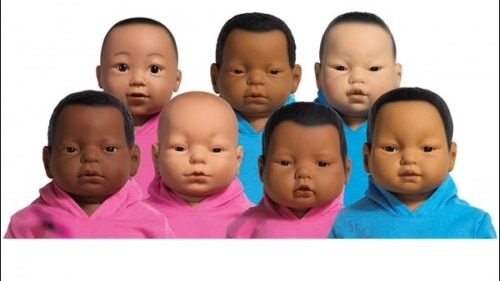 Electronic baby dolls