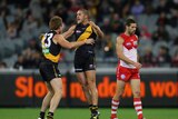 The Tigers' Shaun Griggs helped his side to victory over the Sydney Swans at the MCG.