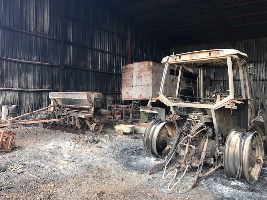 Bushfire damage to Duffs property