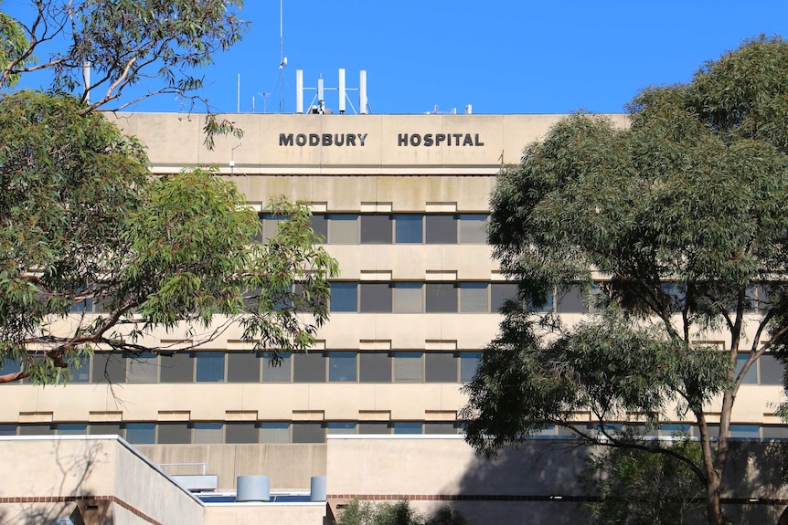 exterior of Modbury Hospital.