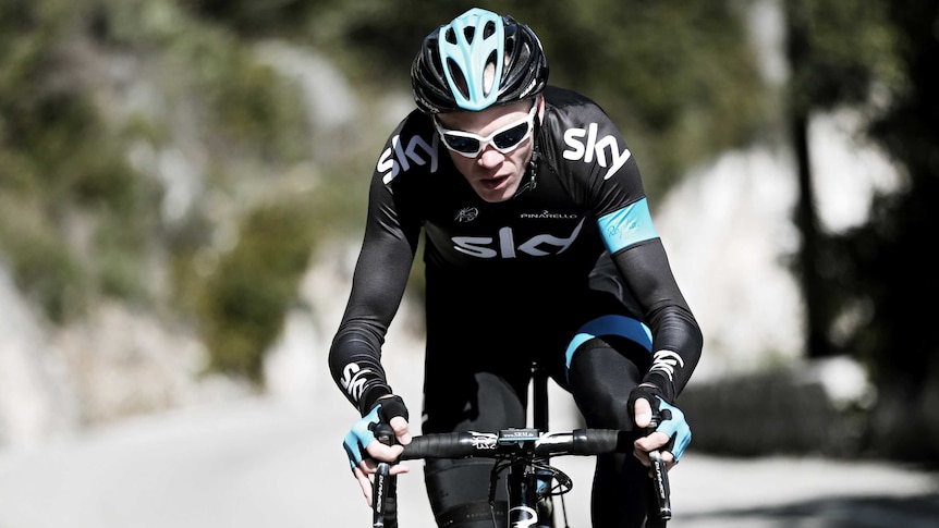 British cyclist Chris Froome.