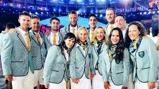 Aussie athletes at the Rio Olympics opening ceremony