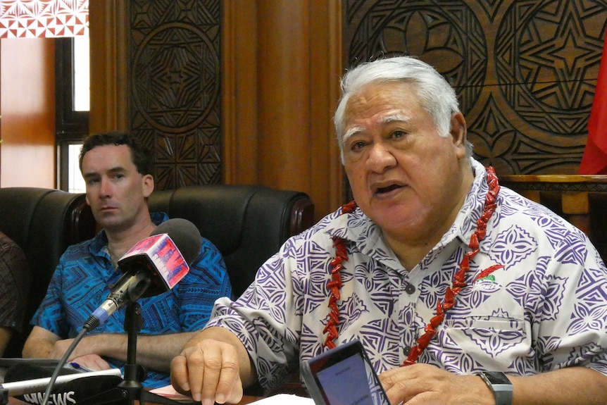 Samoan Prime Minister Tuilaepa Sailele