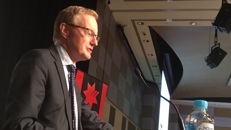 RBA governor Philip Lowe speaks at the Anika Foundation lunch in Sydney, July 26, 2017
