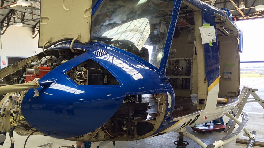 Each helicopter used by Careflight across the state is serviced in Brisbane.