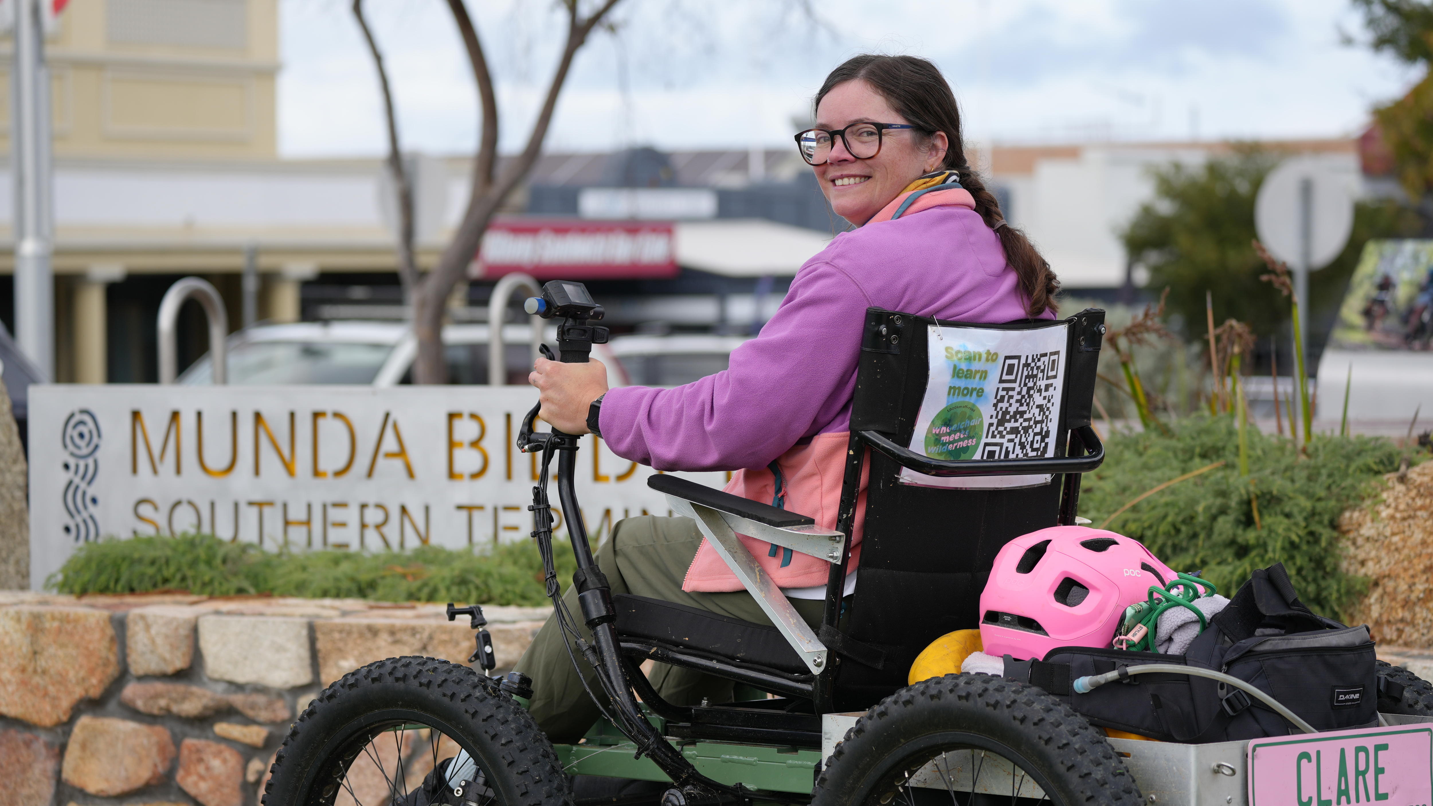 First person to complete Munda Biddi trail in a wheelchair