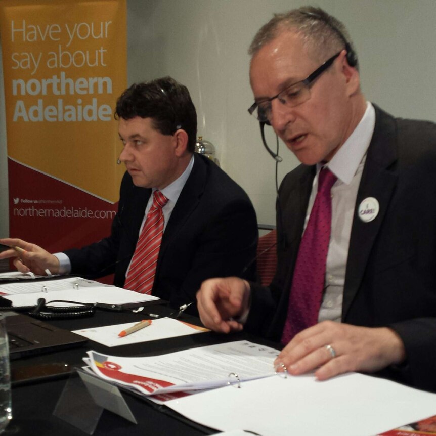 Jay Weatherill during tele-forum into northern Adelaide's future