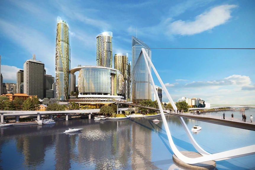 Un vistazo a la oferta ganadora de Destination Brisbane Consortium para la remodelación del Queen Wharf de Brisbane