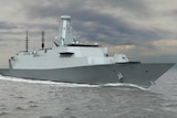 A computer-generated image of the Type 26 Global Combat Ship being developed by BAE Systems in the United Kingdom.