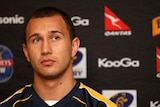 Quade Cooper... under pressure in the defensive stakes (file photo)