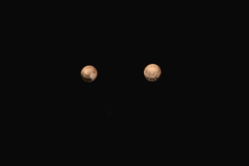 Images of Pluto taken by New Horizons