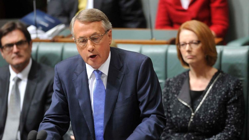 Wayne Swan delivers the 2013 Budget