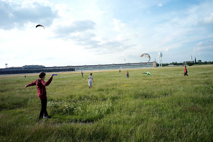 The runways of Tempelhof Airport have been transformed into a massive park in the middle of Berlin