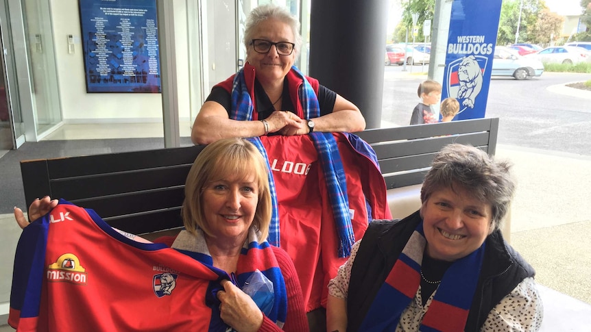 Bulldogs fanatic Melanie Robinson and friends are thrilled about the upcoming Grand Final