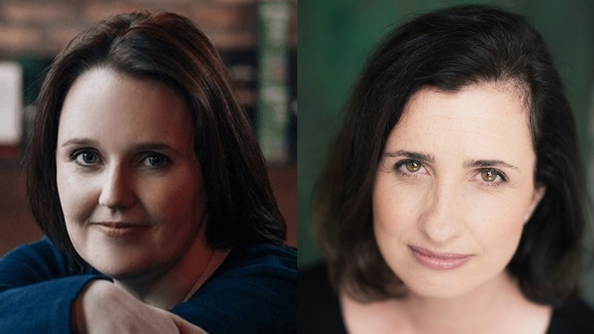 Author headshots: Dervla McTiernan on left and Aoife Clifford on right