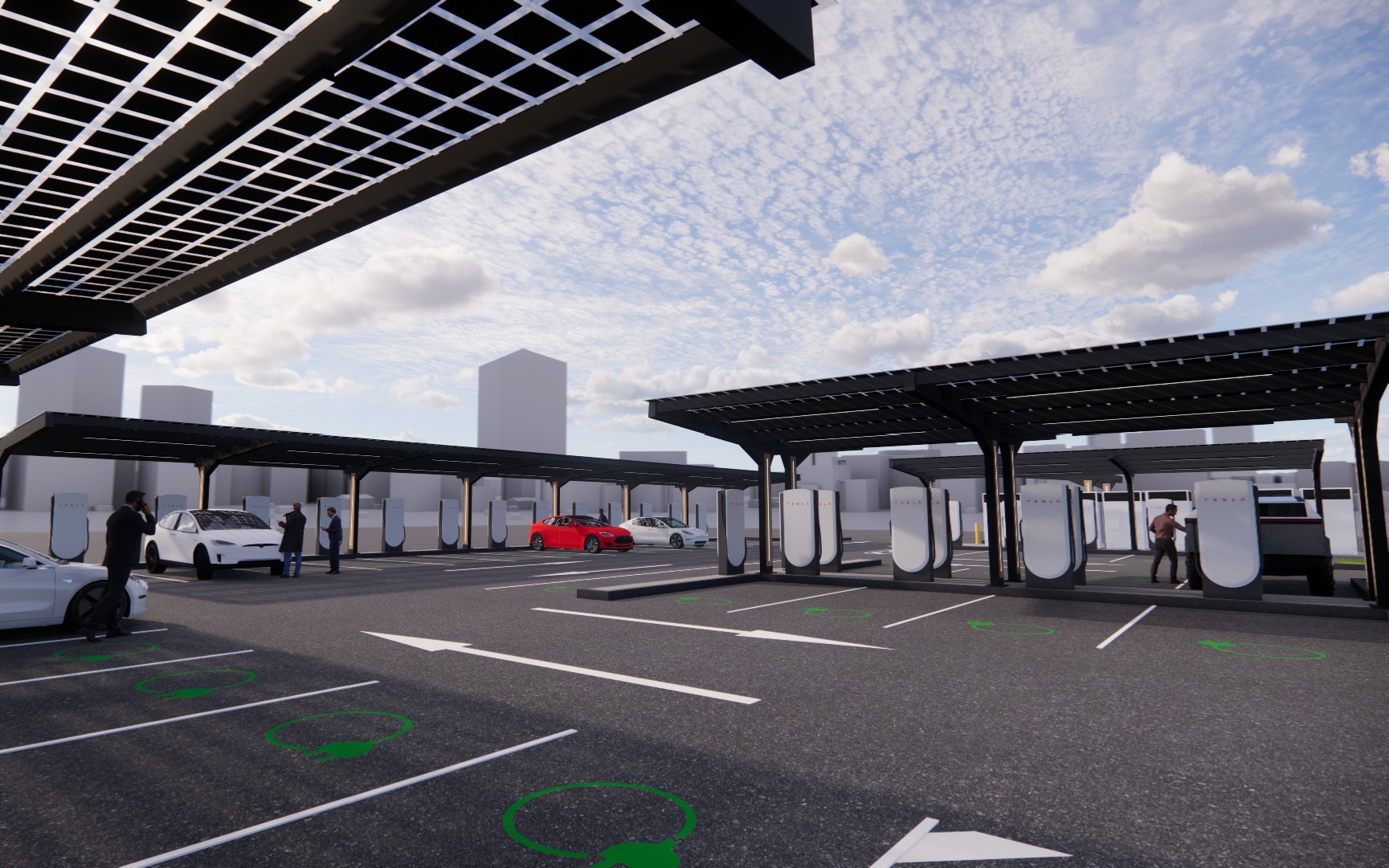 Tesla releases plans for Australia's largest EV charging hub