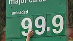 Petrol price board