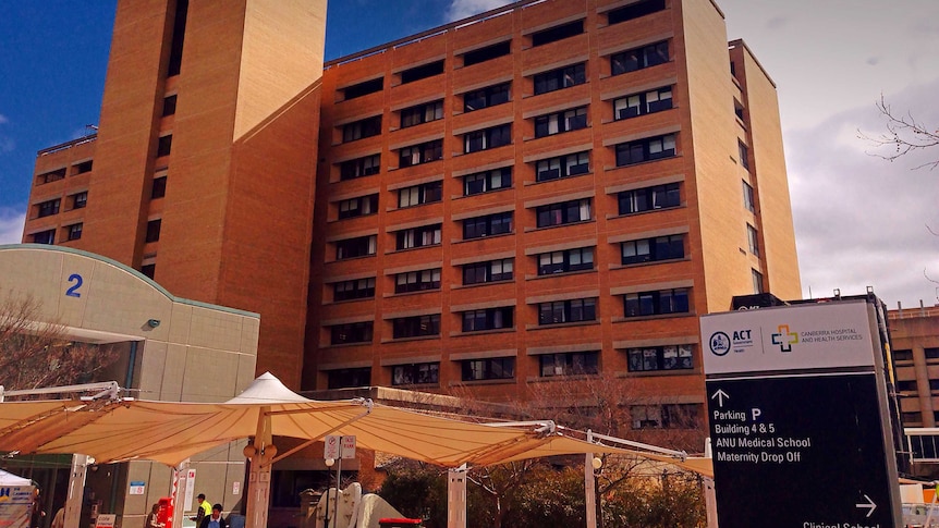 Canberra Hospital external view.