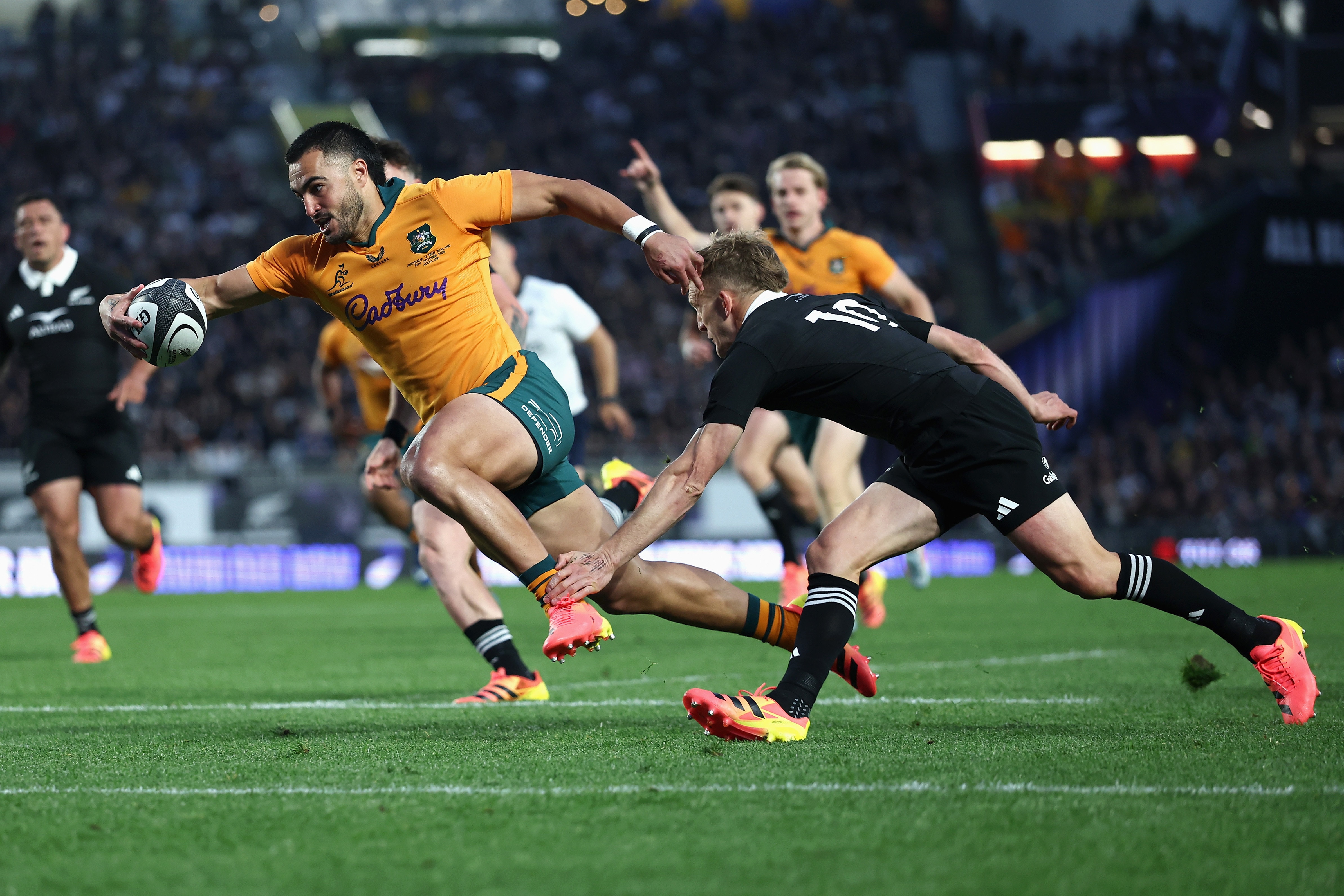 Live: Wallabies hit back after All Blacks dominate at Eden Park
