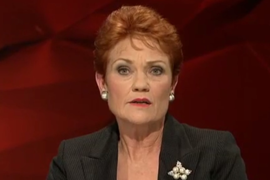 Pauline Hanson appears on Q&A