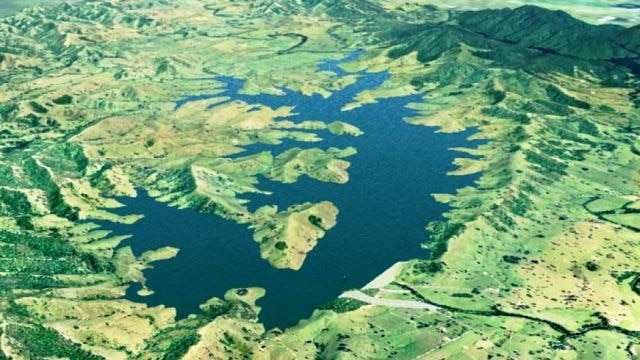 The now scrapped Tillegra Dam, near Dungog.