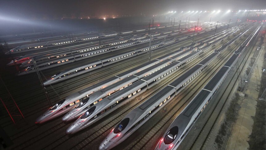 AN Chinese bullet train