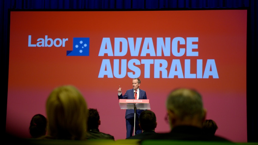 Bill Shorten at the 2015 ALP National Conference