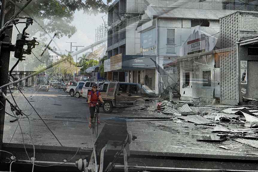 Cyclone Tracy transitions: How the 'colliding' images of Darwin were ...
