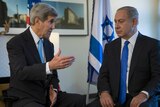 Benjamin Netanyahu and US secretary of state John Kerry