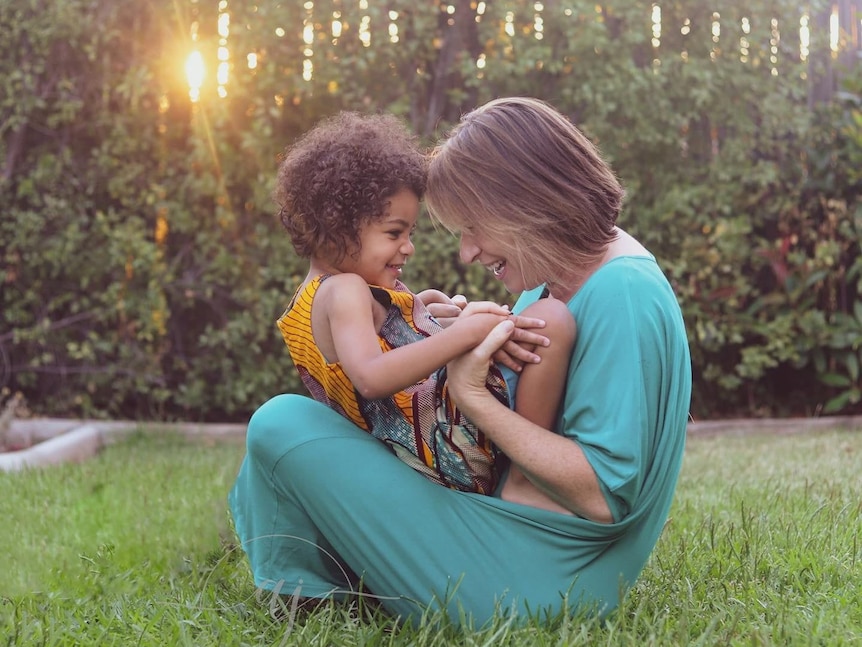 Mary Lishomwa and six year old daughter Abigail