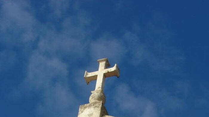 cross on a catholic church