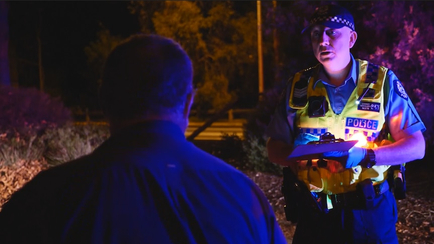 Coronavirus police checkpoint in Mount Barker