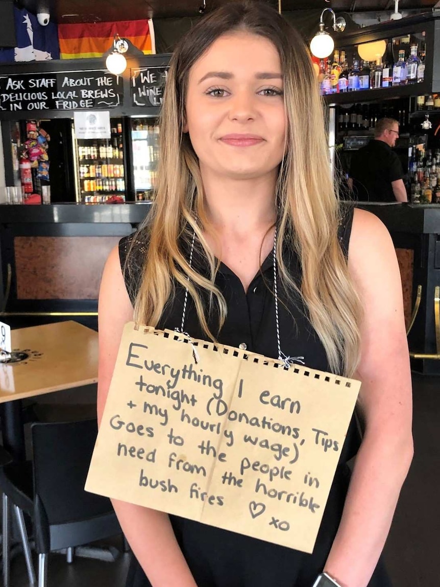 Jess Clennett, Tasmanian casual bartender.