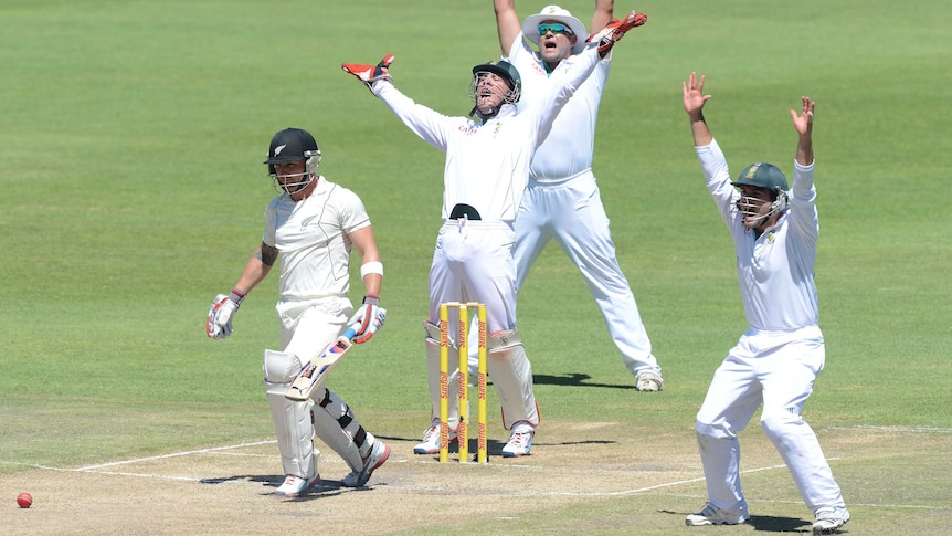 Tough time ... Middle-order batsman Brendon McCullum was forced to open the batting against South Africa.