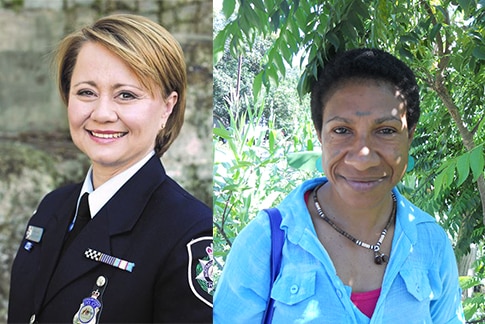 AFP and PNG Policewomen