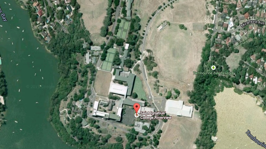 St Ignatius College, Riverview, aerial shot